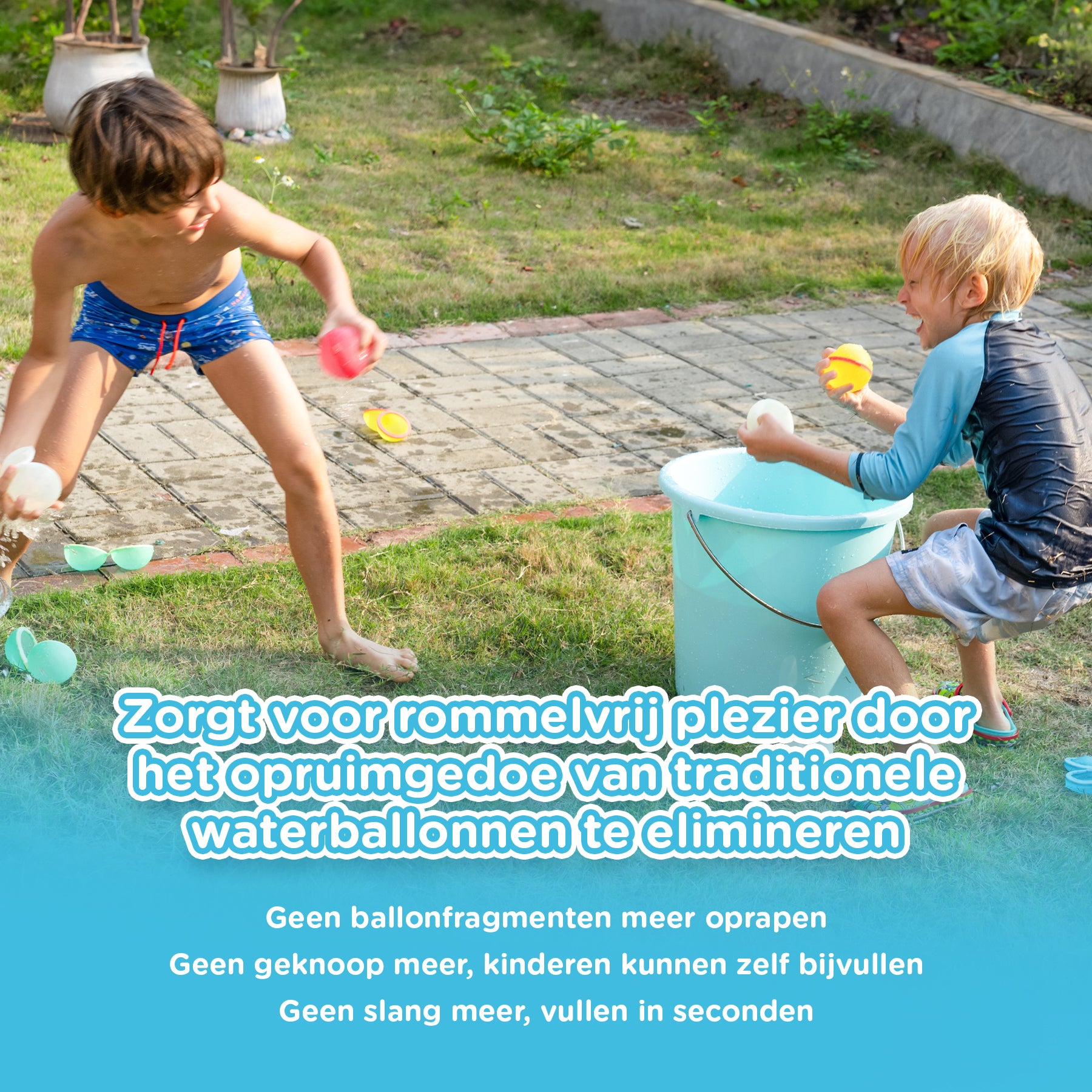 KiddoSpace Herbruikbare Waterballonnen