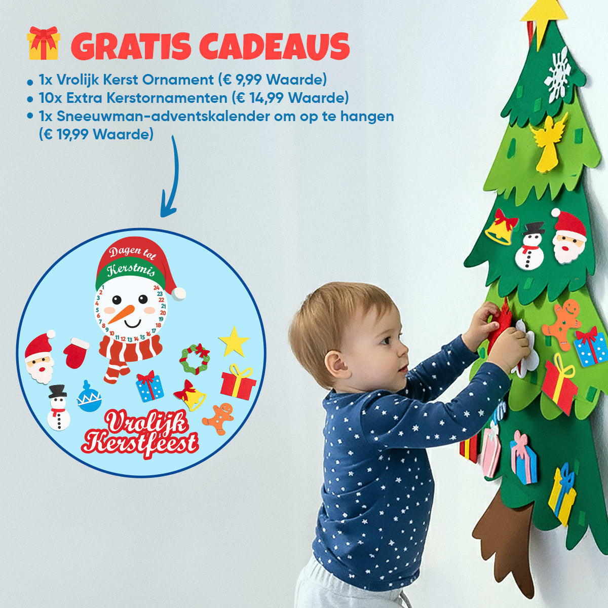 KiddoSpace™ Kerstboom voor Kinderen