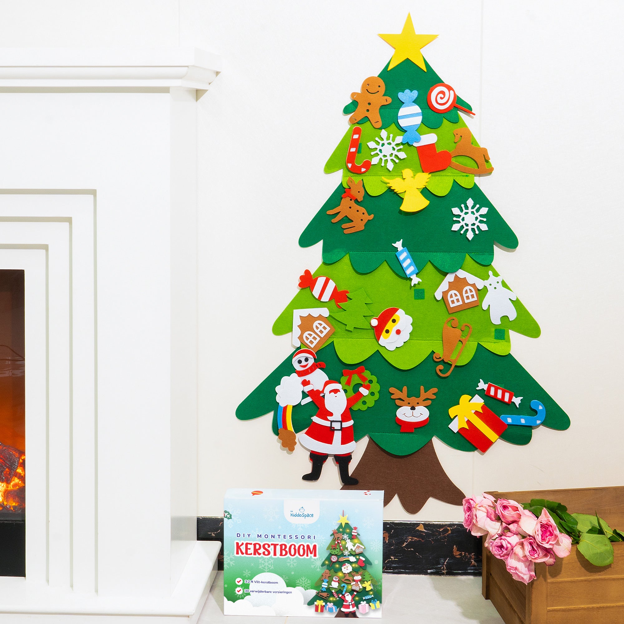 Kerstboom voor Kinderen (Inclusief 30 Versieringen)