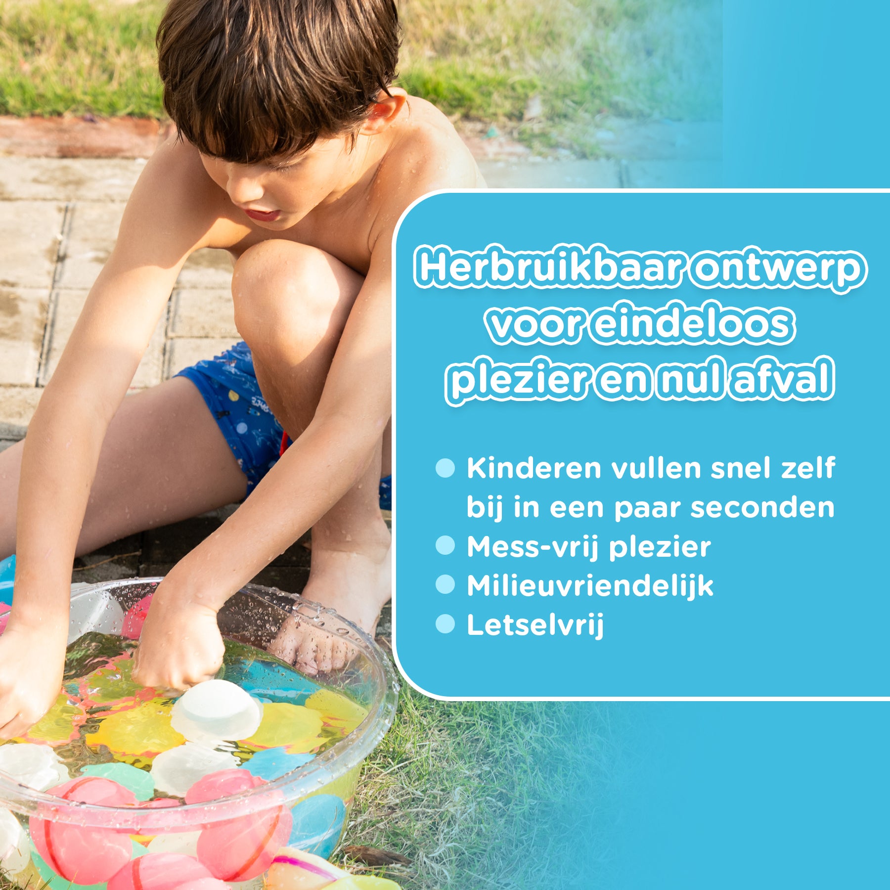 KiddoSpace Herbruikbare Waterballonnen