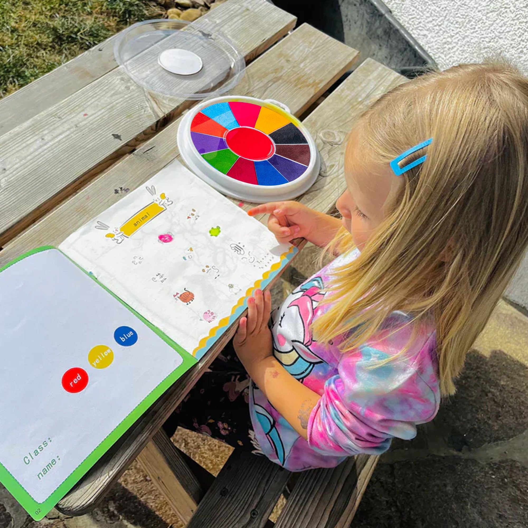 KiddoSpace Vingerverf Set