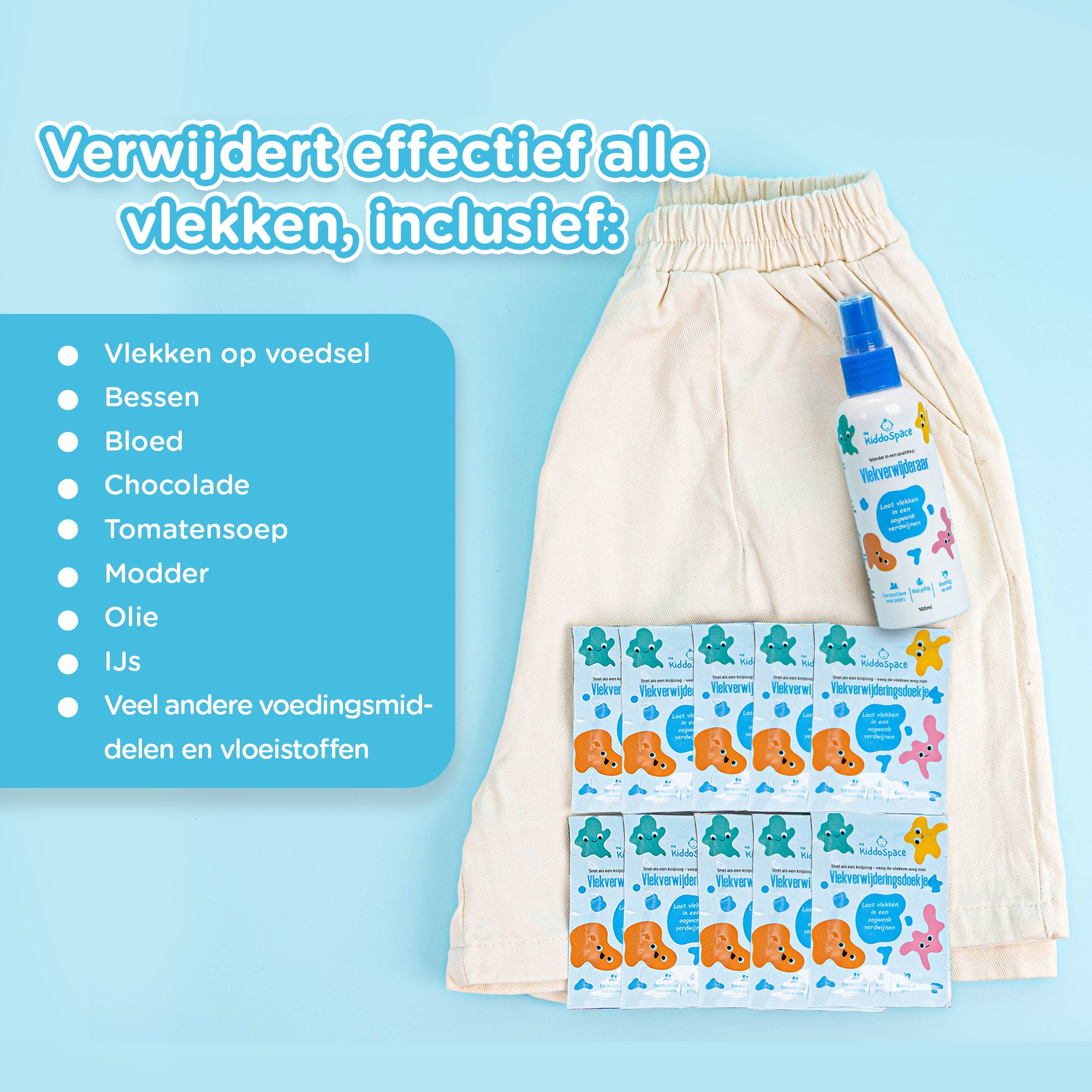 KiddoSpace Vlekverwijderaar Kit