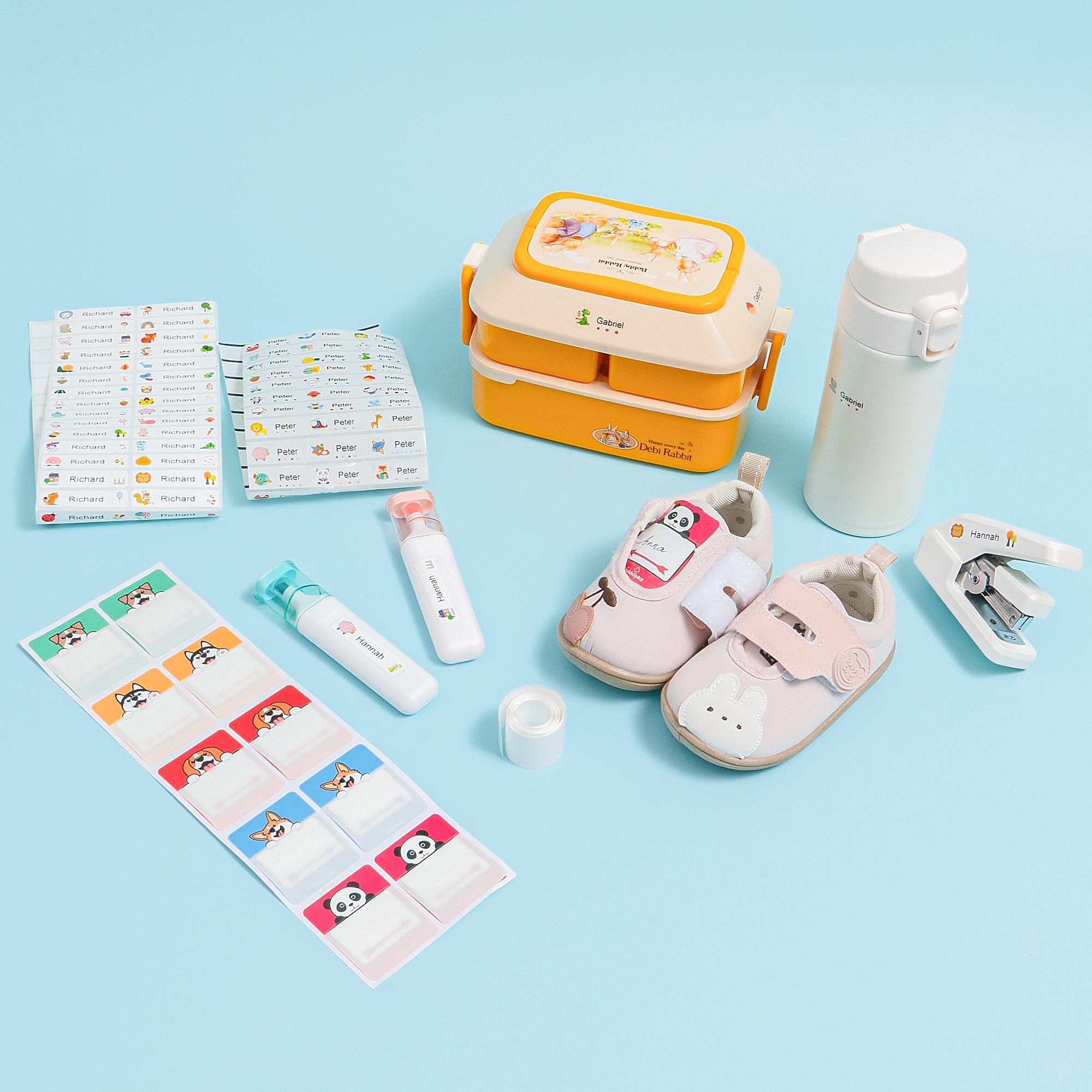 KiddoStamp™ - Complete etiketteerset